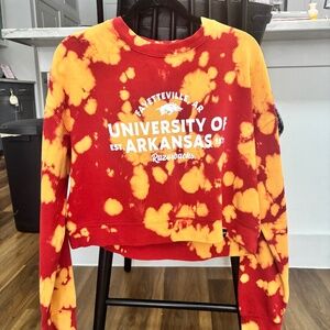 University of Arkansas Cropped Sweater